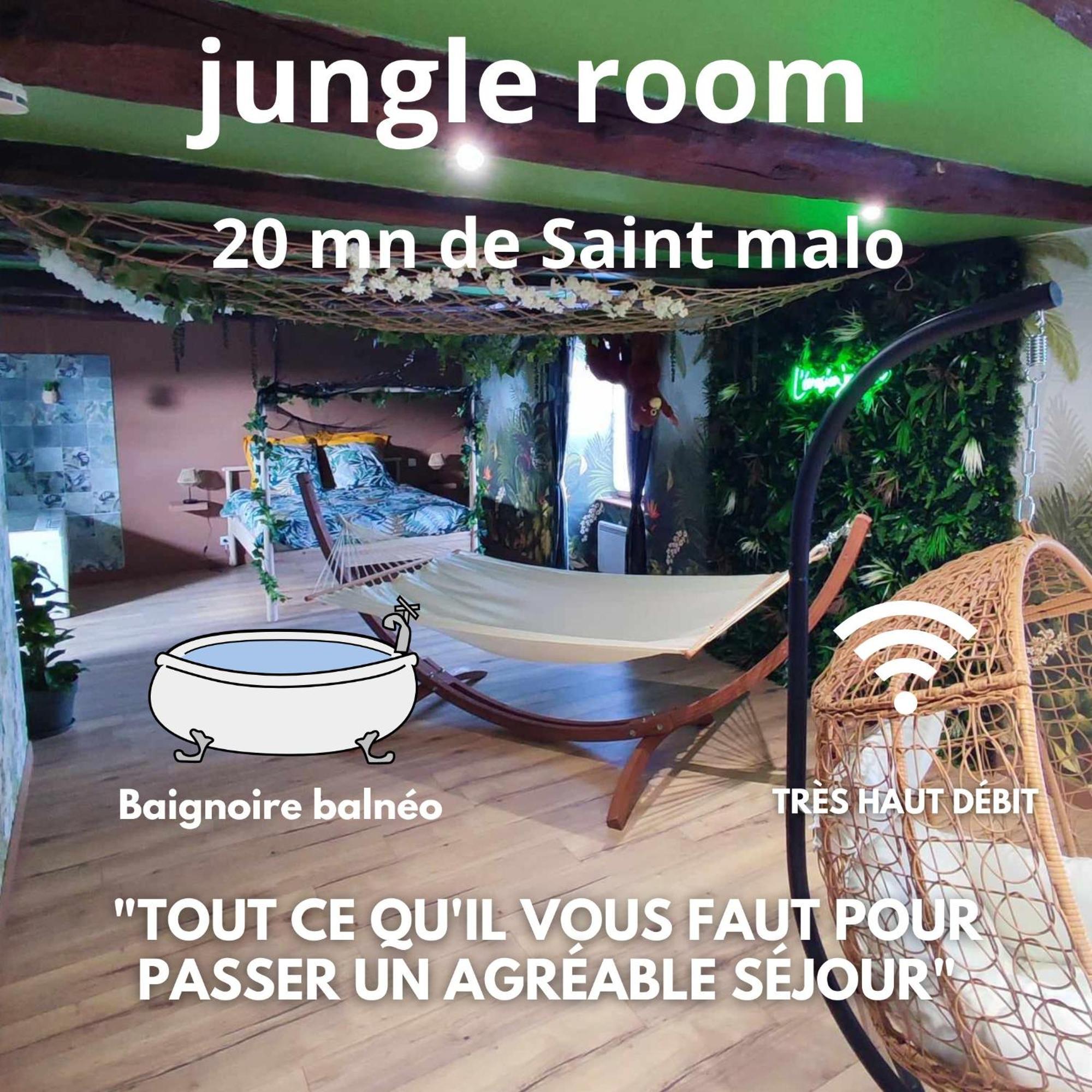 Appartamento L'Evasion Jungle Saint-Pierre-de-Plesguen Esterno foto